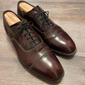 Johnston & Murphy Cap Toe Oxblood